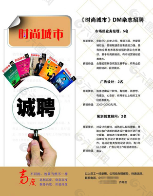 招聘海報廣告圖片